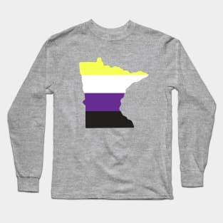 Minnesota Non-Binary Pride Long Sleeve T-Shirt